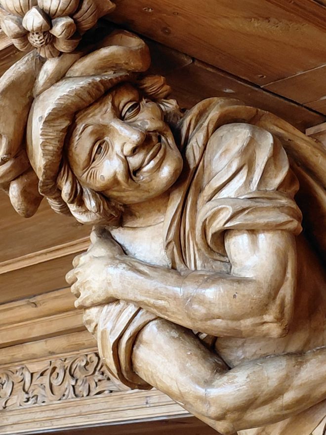 Bibliothek Kloster Waldsassen - Schnitzerei Bild "KtK/KtK_4.jpg"